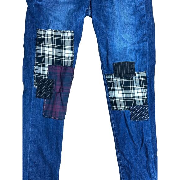 Paige Women's Jeans Skinny Denim‎ Patchwork Size 26 Retails $325 - Picture 6 of 14